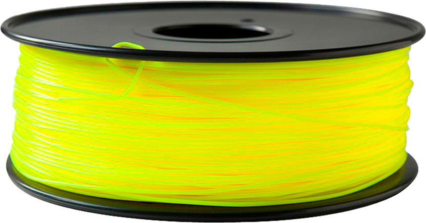 PLA пластик FL-33 1,75 флюоресцентный желтый 1 кг