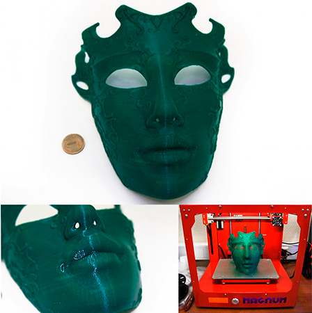 PLA пластик 2,85 REC зеленый 0,75 кг