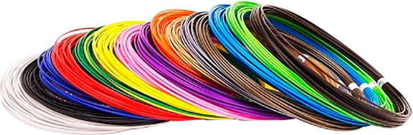 Набор пластика для 3D-ручки (15 цветов)