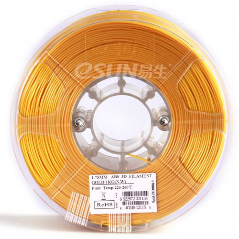 ABS пластик ESUN 1,75 мм, 1 кг, золотой
