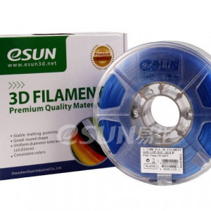 PLA пластик ESUN 1,75 мм, 1 кг, прозрачно-голубой