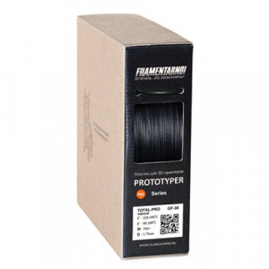 Пластик Filamentarno TOTAL GF-30 черный 0,75 кг