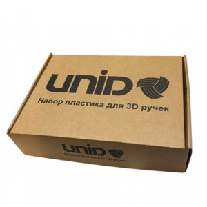 Набор пластика ABS Unid 1,75 флуоресцентного, 3 цвета
