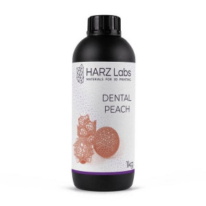 Фотополимер HARZ Labs Dental Peach SLA/Form-2 0,5 л