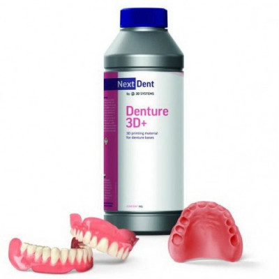 Фотополимер NextDent Denture 3D+ темно-розовый