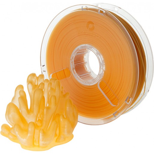 Polymaker PolyPlus PLA 1,75 оранжевый прозрачный 0,75 кг  