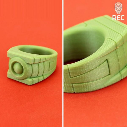 PLA пластик 1,75 REC фисташковый металлик 0,75 кг