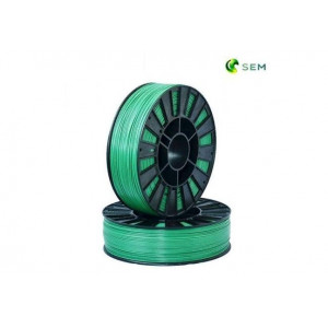 PLA пластик 1,75 SEM зеленый металлик 1 кг