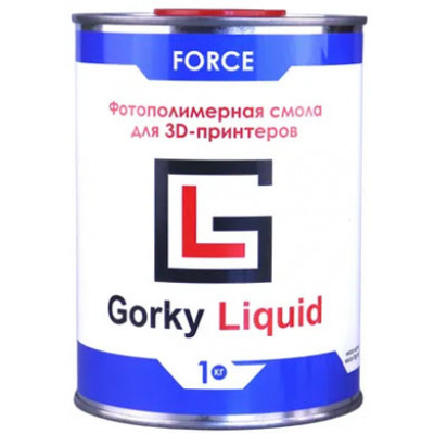 Фотополимерная смола Gorky Liquid Force чёрная 1 кг