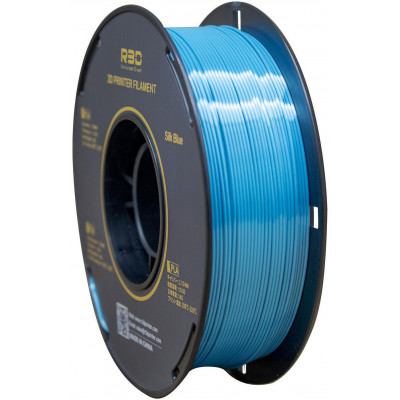 PLA Silk пластик R3D 1,75 мм синий 1 кг