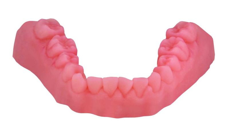 розовые челюсти из пластика