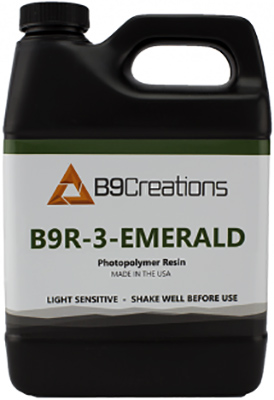 Пигментированная смола B9R-3-Emerald Resin