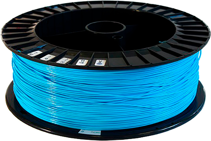 PLA пластик 2,85 REC голубой 2 кг