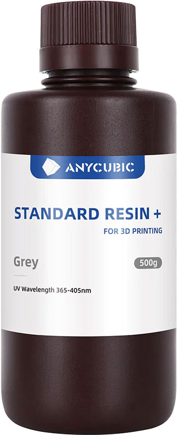 Фотополимер Anycubic Standard Resin+ серый 0,5 кг