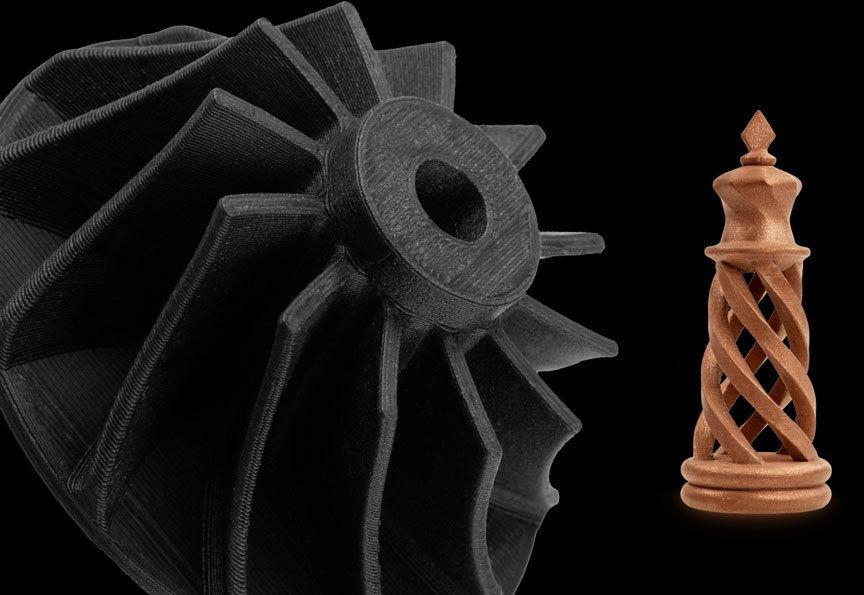 Изделия из композитных материалов сделанные на XYZPrinting da Vinci Jr. Pro X+